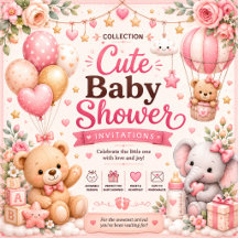 Cute Baby Shower Invitations