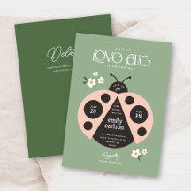 Modern Little Love Bug Baby Shower