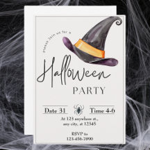 Halloween Party Invitations  