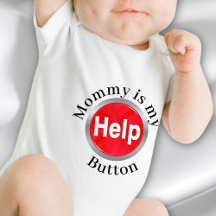 Funny Minimalist Mommy & Me Cute Baby Shower Gifts