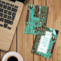 Geeky Thank You Cards With PCB Design