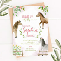 Horses birthday party