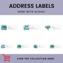 Coastal Return Address Labels – Beach, Nautical