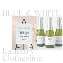Blue & White Baby Shower 