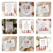 It Takes a Village Christmas Baby Shower 2