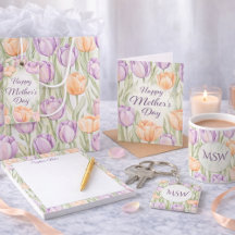 PASTEL TULIPS MOTHER'S DAY GIFT SET