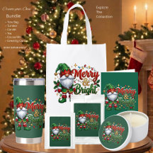 Christmas Gnome Merry and Bright