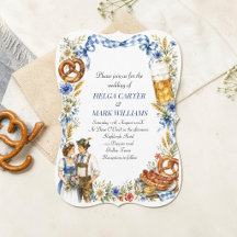German Oktoberfest Bavarian Beer Pretzel Wedding