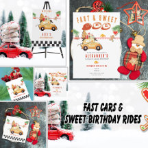 Fast Race Cars Sweet Rides Gingerbread Christmas