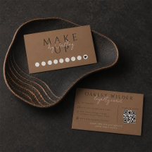 Dark Terracotta Makeup Artist Branding