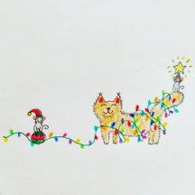 Meowy Christmas Cards