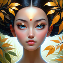 Zen Portrait Canvas Prints