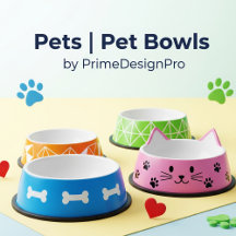 Pets | Pet Bowls by PrimeDesignPro