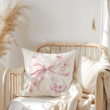 Pink Bow with Butterflies Aqiqah Celebration