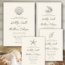 Seashell Beach Ocean Destination Wedding 