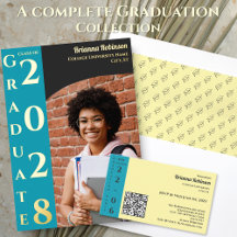 Soft Yellow Modern Graduation Photo Collection