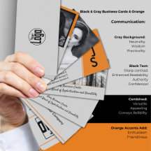 Gray Business Card Designs & Marketing Items