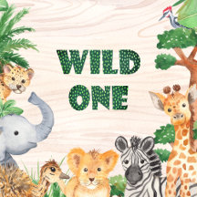 Wild One Jungle Safari Birthday Party
