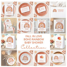 Fall in Love Boho Rainbow Baby Shower