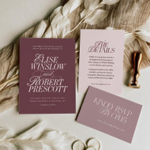 Burgundy Elegant Wedding Suite