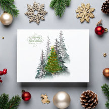 Peaceful Winter Lights Greeti