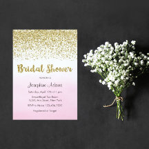 Gold and Pink Watercolor