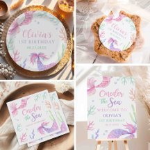 Mermaid Birthday Party Oneder The Sea Mermaid