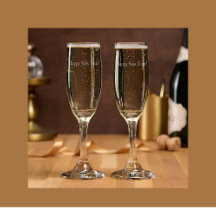 Champagne Flutes New Years