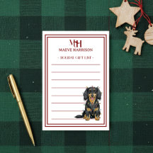 Longhair Dachshund Cute Christmas Gift Collection