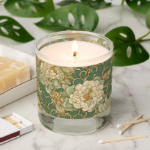 Nostalgic florals in Vintage Hues- Oliu green