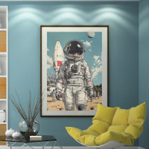 Wall Art: Vintage Sci-fi Art