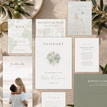 Elegant Italy Destination Wedding Passport Suite