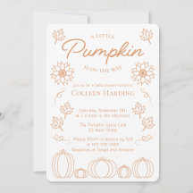 Little Pumpkin Baby Shower