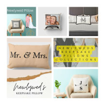 Newlyweds Keepsake Pillows