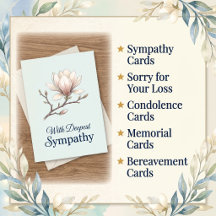 Memorial and Sympathy Cards