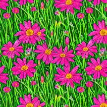 Scattered Flower Pillows