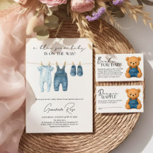 Denim Blue Jean Baby Shower