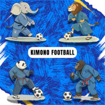 Animals in kimono and football