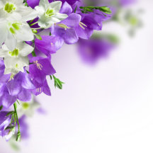 Wedding--Purple Flowers Vertical