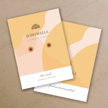 Boho Aesthetic Jewelry Display & Business Cards