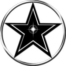 Black And Silver Pentacle