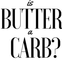 Is butter a carb logo
