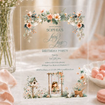 Fairy First Birthday Party Collection