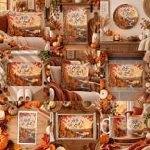 Rustic Fall Season Home Decor Collection