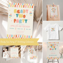 Ready Two Party Colorful 2nd Birthday 