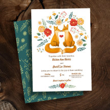 Romantic Foxes & Rustic Foliage Wedding Suite