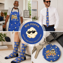 Big Poppa Funny Popcorn Dad and Grandpa Gifts