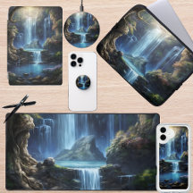 Enchanted Fantasy Waterfall Tech Accessories
