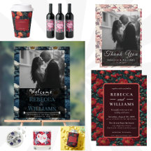 Peonies Flower Themed Wedding Essentials