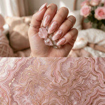 Luxury Agate Nail Art Collection | Marble & Gold 